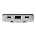 Plastová powerbanka 10 000 mAh, bílá