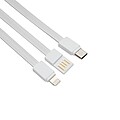 Plastová powerbanka 10 000 mAh, bílá