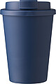 Plastový kelímek s víčkem na pití, 350ml, námořní modrá
