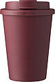 Plastový kelímek s víčkem na pití 350ml, vínová