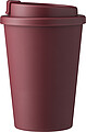 Plastový kelímek s víčkem na pití 350ml, vínová