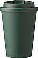 Plastový kelímek s víčkem na pití 350ml, zelená