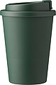 Plastový kelímek s víčkem na pití 350ml, zelená