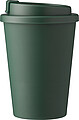 Plastový kelímek s víčkem na pití 350ml, zelená