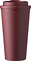 Plastový kelímek s víčkem na pití 475ml, vínová
