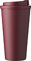 Plastový kelímek s víčkem na pití 475ml, vínová