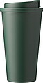 Plastový kelímek s víčkem na pití 475ml, zelená