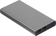 Powerbanka 10 000 mAh s LCD displejem, šedá