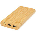 Powerbanka 10000mAh s bambusovým povrchem