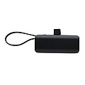 Powerbanka 3000mAh z RCS recyklovaného plastu s USB C, černá
