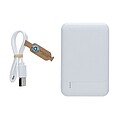 Powerbanka 5000mAh kapesní velikosti, bílá