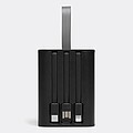 Powerbanka 6000mAh s integrovanými kabely a světlem