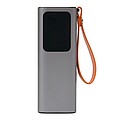 Powerbanka s integrovaným nabíjecím kabelem 20 000 mAh, stříbrná