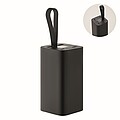 Powerbanka z recyklovaného hliníku 20.000 mAh, černá