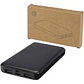 Powerbanka z recyklovaného plastu s kapacitou 10 000 mAh a výkonem 10 W, černá