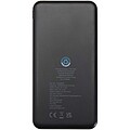 Powerbanka z recyklovaného plastu s kapacitou 10 000 mAh a výkonem 10 W, černá