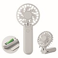 Přenosný skládací ventilátor, bílá