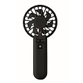 Přenosný skládací ventilátor, černá