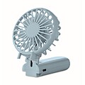 Přenosný skládací ventilátor, jemně modrá