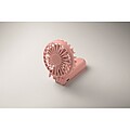 Přenosný skládací ventilátor, jemně růžová