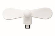 Přenosný ventilátor USB-C, bílá