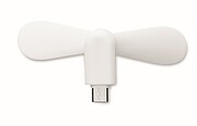 Přenosný ventilátor USB-C, bílá