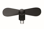 Přenosný ventilátor USB-C, černá