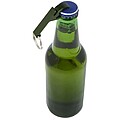 Přívěšek na klíče s otvírákem, recyklovaný hliník, zelený