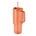Průhledný hrnek 1200 ml, oranžová