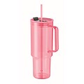 Průhledný hrnek 1200 ml, růžová