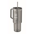 Průhledný hrnek 1200 ml, šedá