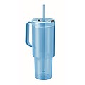 Průhledný hrnek 1200 ml, světle modrá