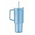 Průhledný hrnek 1200 ml, světle modrá