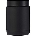 Recyklovaná nerezová nádoba o 500 ml, černá