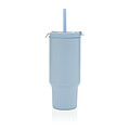 Recyklovaný nepropustný kompaktní termohrnek 480ml, modrá