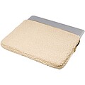 Recyklovaný sherpa obal na notebook, béžová