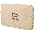 Recyklovaný sherpa obal na notebook, béžová