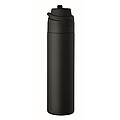 RENGIN Jednostěnná láhev z nerezové oceli 650 ml, černá