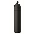 RENGIN Jednostěnná láhev z nerezové oceli 650 ml, černá