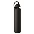 RENGIN Jednostěnná láhev z nerezové oceli 650 ml, černá
