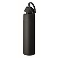 RENGIN Jednostěnná láhev z nerezové oceli 650 ml, černá