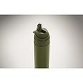 RENGIN Jednostěnná láhev z nerezové oceli 650 ml, tmavě zelená
