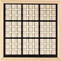 ROBLEO Dřevěná hra Sudoku, hnědá