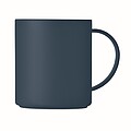 Rovný plastový hrnek, objem 300ml, námořní modrá