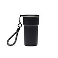 Sada 4 nerezových kelímků 250 ml, černá