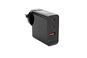 SCHWARZWOLF BANIAS Cestovní 65W adaptér, černá