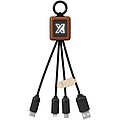 SCX.design C19 20W dřevěný snadno použitelný kabel, hnědá