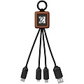 SCX.design C19 20W dřevěný snadno použitelný kabel, hnědá