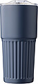 SEMREON Dvoustěnný termohrnek z recyklované nerezové oceli, 500 ml, modrá