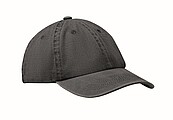 Šestipanelová baseballová kšiltovka 265g, černá